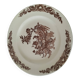 Louis XV model plate with chocolate decoration Clairefontaine Sanejouand & Graves