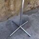 Standing coat rack in metal chrome 1950