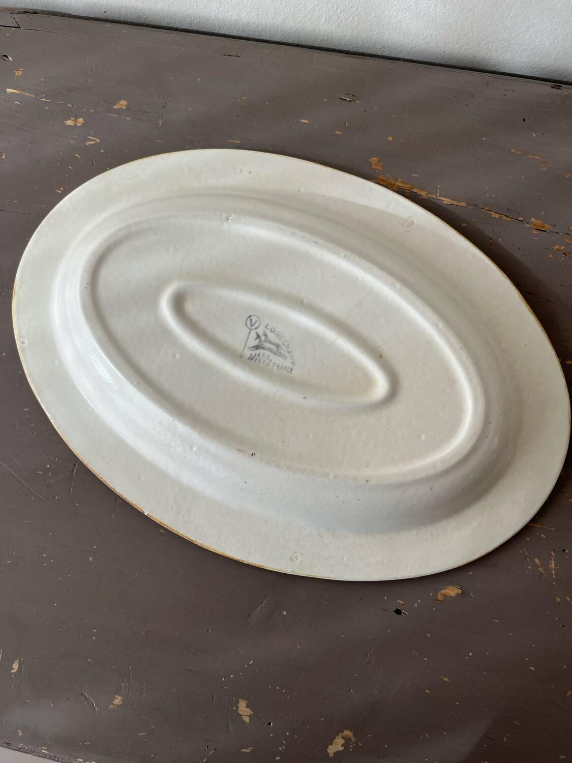 Large oval Longchamp dish