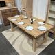 Solid oak farmhouse table
