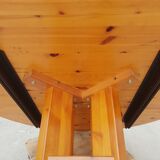 Extendable pine dining table 1970
