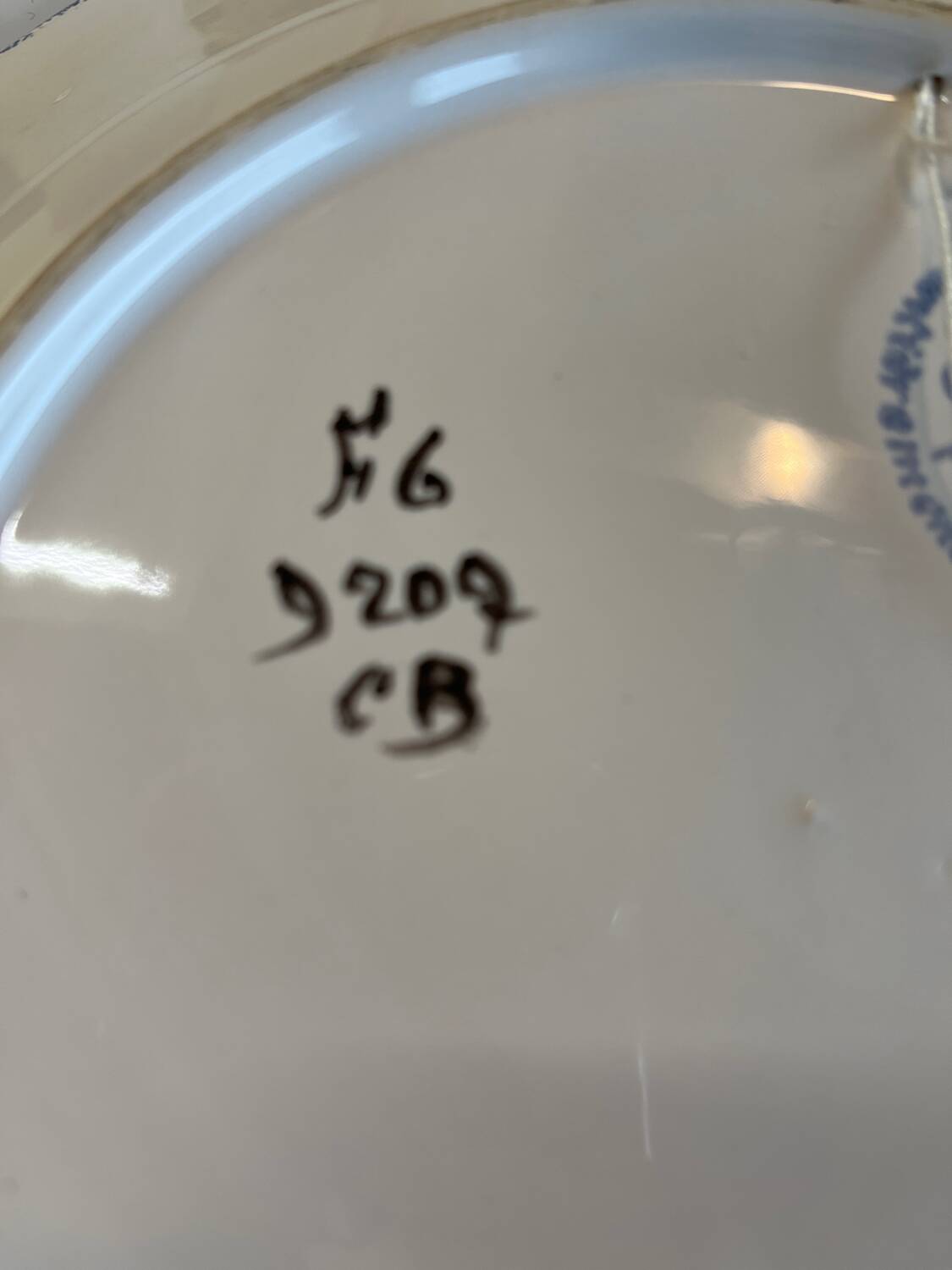 1 numbered plate Henriot Bretagne