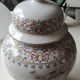Vase with handcrafted Asian style porcelain lid