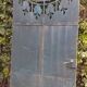 Solid gate, garden iron, H227x110cm, old, exterior door
