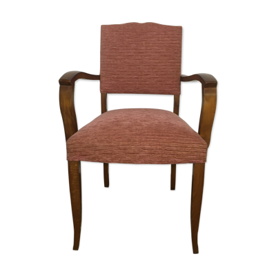 Fauteuil bridge moustache art déco