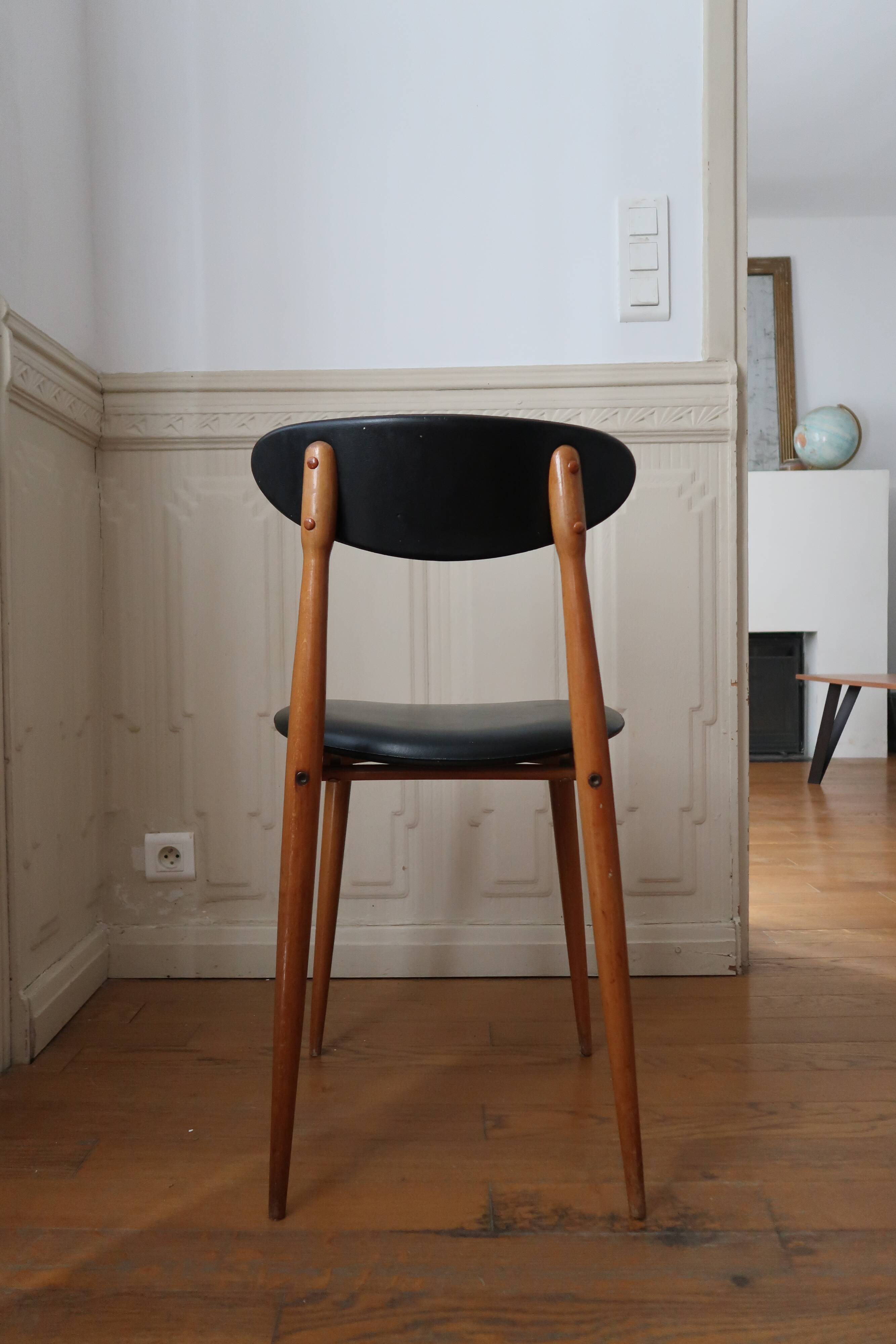 Pair of Licorne chairs by Baumann