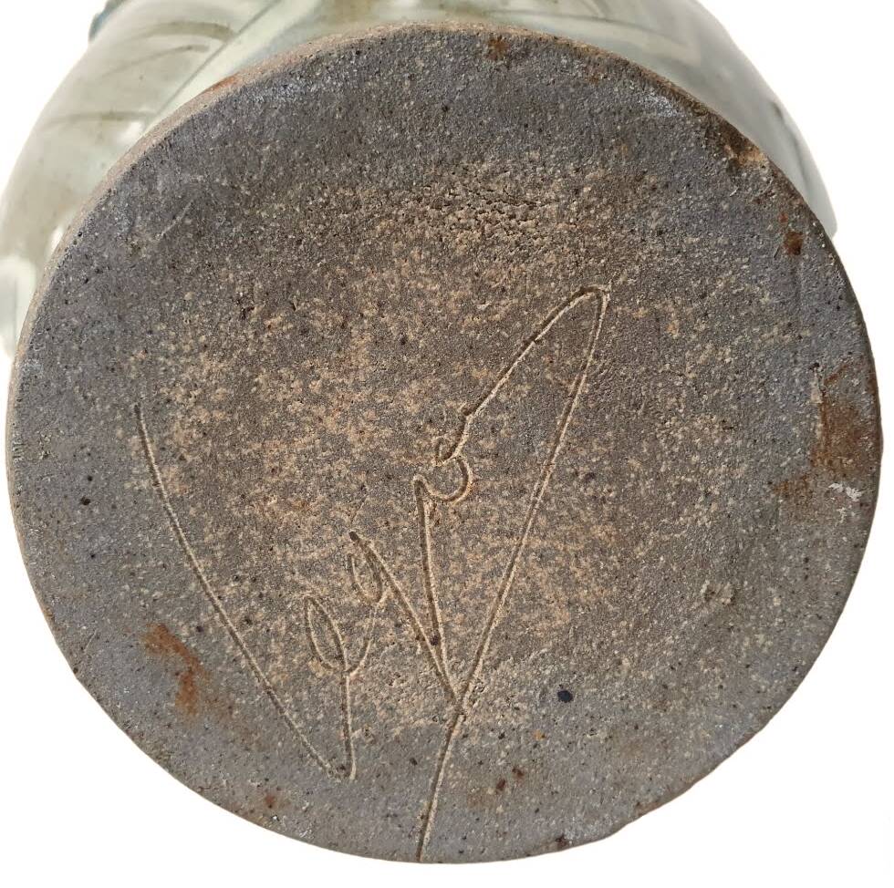 Enamelled stoneware ceramic teapot