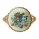 Antique celadon porcelain bowl mounted in gilded bronze, 19th century.