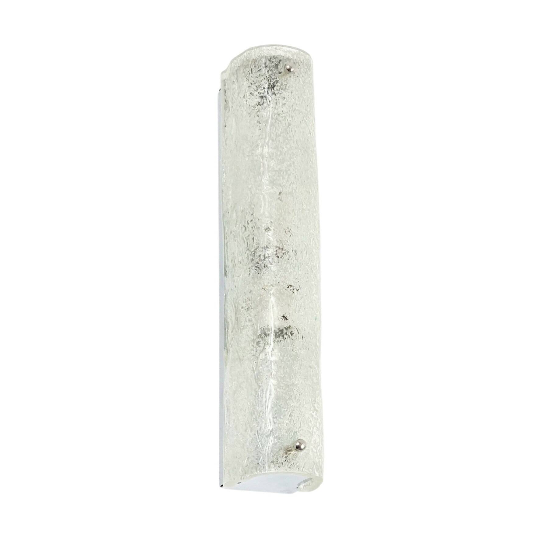 Applique tubulaire en verre de Murano de Hillebrand, Allemagne, années 1970