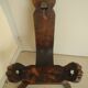 vintage tripod chair brutalist wood decor 50s brutalist