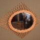 Rotin mirror  45x59cm