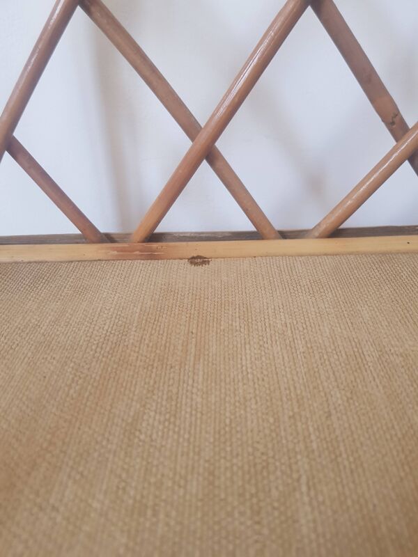 Etagere murale en rotin
