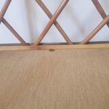 Rattan wall shelf