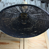 Blue wicker suspension