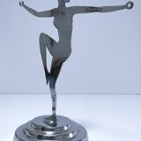 Metal jewelry holder Art Deco style bathroom decor