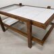 Table basse vintage double plateaux