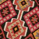 Turkish Handwoven Vintage Herki Kilim 80 cm x 350 cm