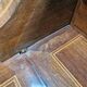 Vintage curved slope secretary