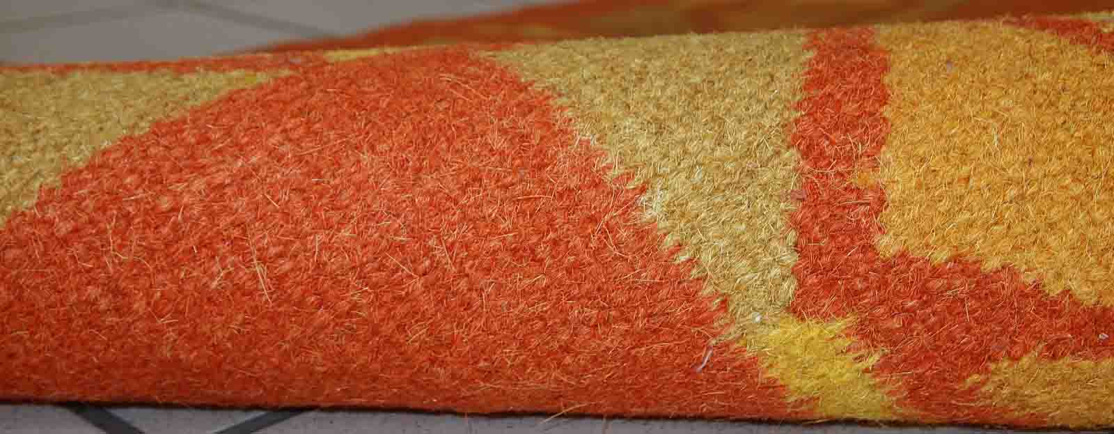 Vintage Persian gabbeh handmade carpet 71cm x 138cm 1970s, 1C470