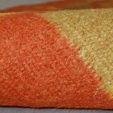 Vintage Persian gabbeh handmade carpet 71cm x 138cm 1970s, 1C470