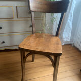 Set of 4 "Bandeau" bistro chairs in bent beech, Thonet style – 1