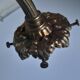 Art deco bronze wall lamp