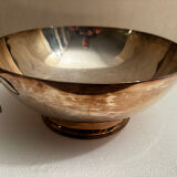 Large silver-plated metal centrepiece – handles in the shape of heads of a hare