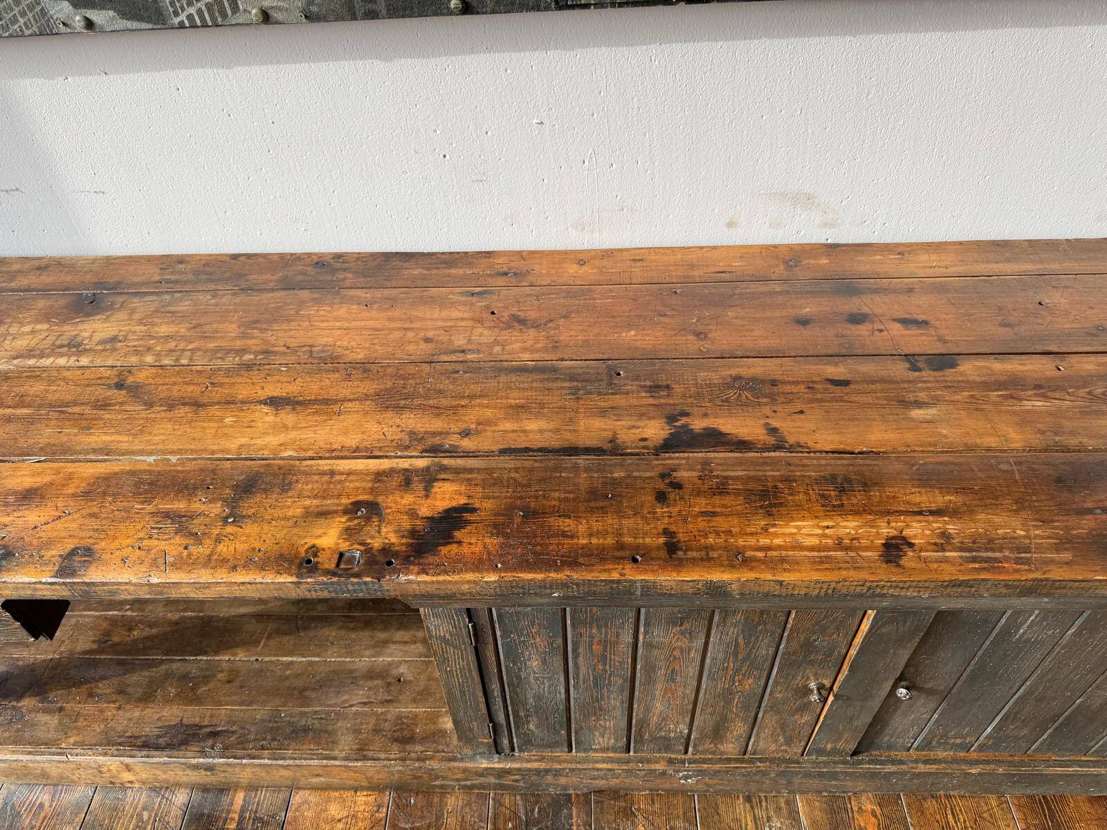 Old cabinetmaker's workbench
