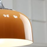 Space Age Brown Pendant Lamp from Guzzini, 1960s