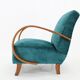 1950s Jindrich Halabala Restored Armchair, Czechoslovakia