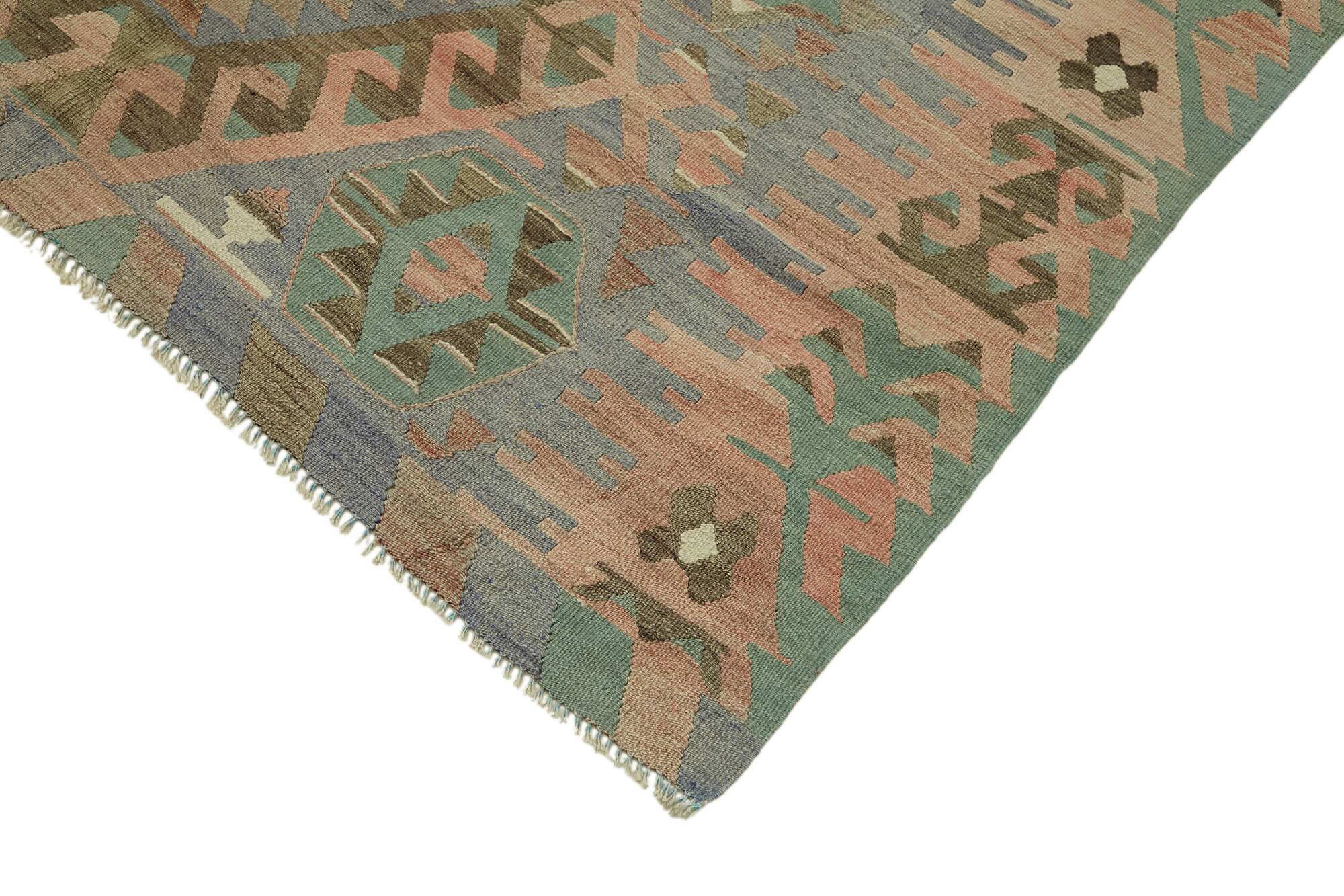 Turkish Handmade Vintage Anatolian Kilim 158 cm x 306 cm
