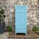 Armoire bonnetière parisienne turquoise 1940