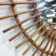 Vintage rattan sun mirror xl