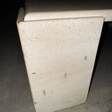 Travertine coffee table