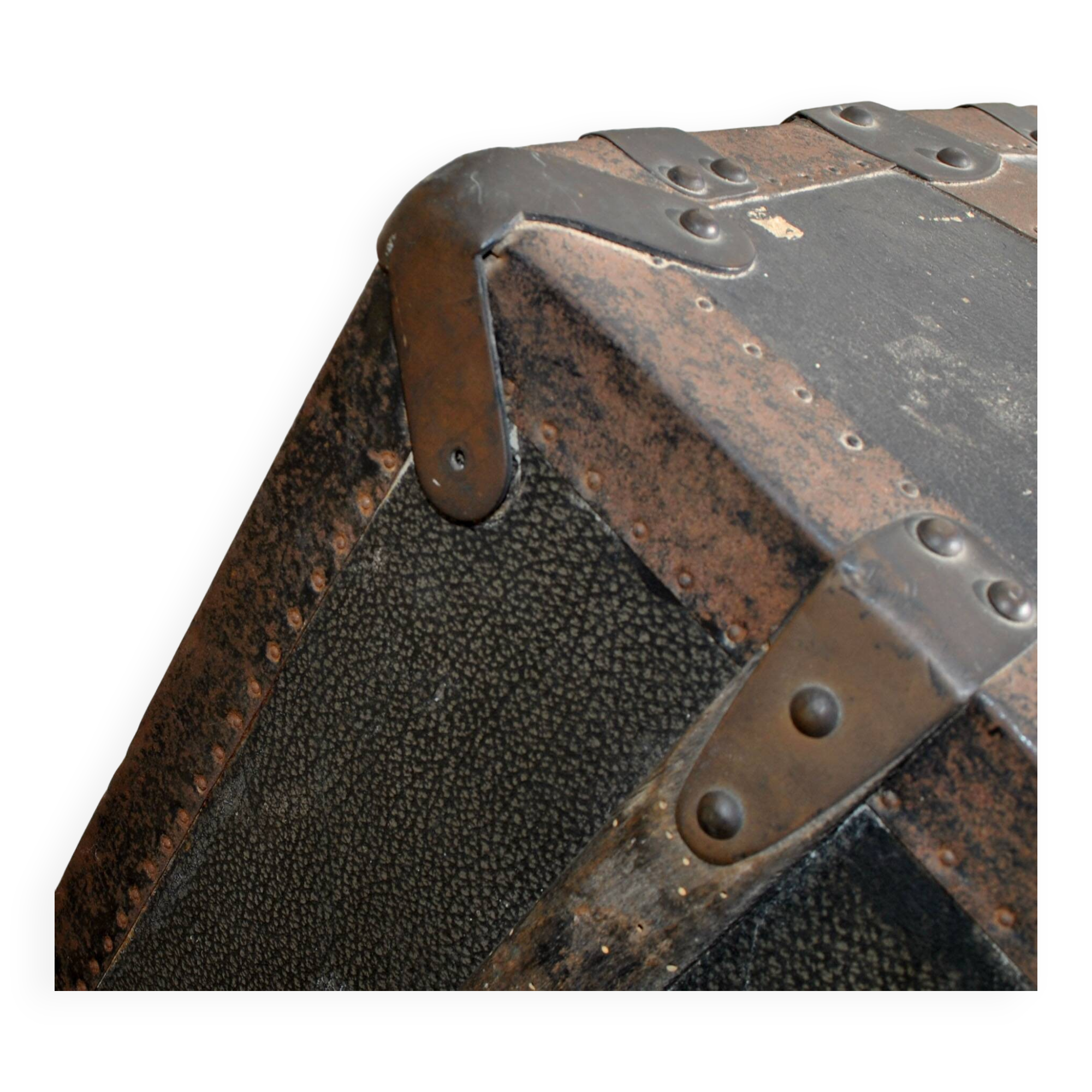 Malle cabine Wardrobe ancienne 1920 Coffre armoire Transatlantique Dressing