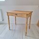 Farmhouse style side table in solid wood