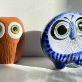 Vintage Handmade Ceramic Owls