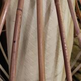 Pair of rattan suspensions 1960s-1970s