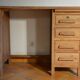 Small vintage oak administration desk