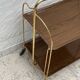 Vintage Golden Folding Table Gerlinol