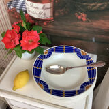 6 hollow plates made in france badonviller