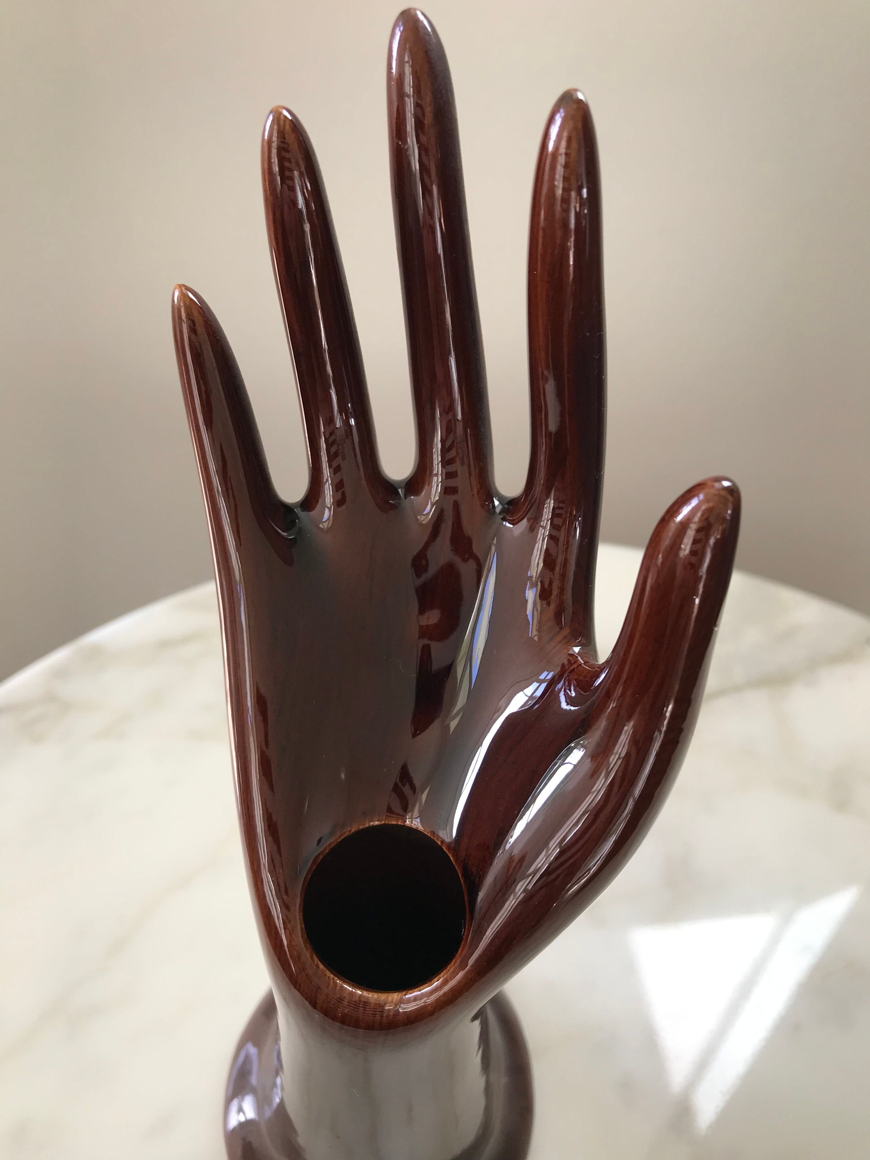 Hand vintage jewelry holder