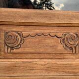 Art Deco asymmetrical glass Parisian wardrobe 1930