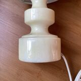 Vintage alabaster foot lamp