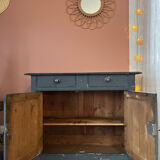 Slate blue Parisian buffet
