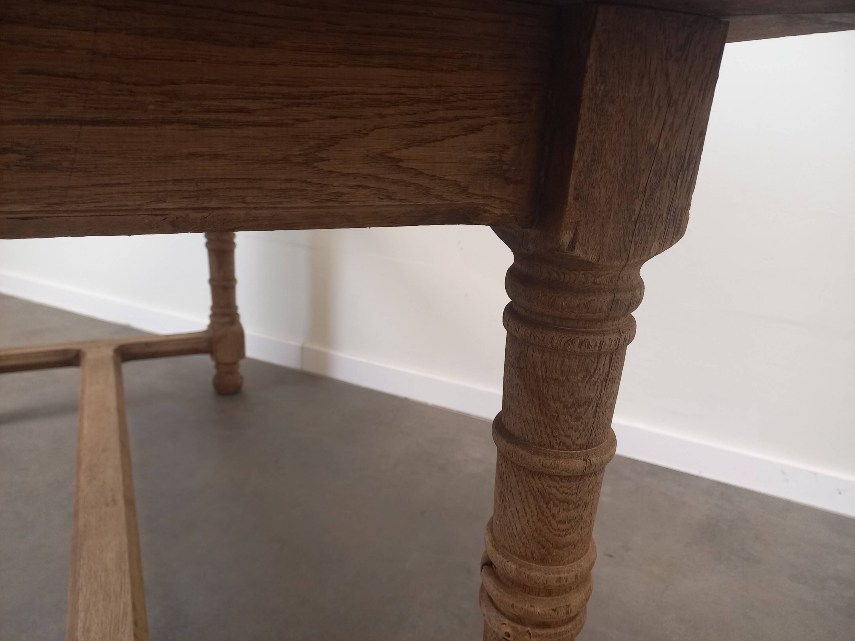 Oak farm table 158 cm