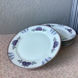 Limoges porcelain plates UML art deco
