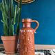 Vase de sol en céramique vintage XL Scheurich 488-45, poterie ouest-allemande