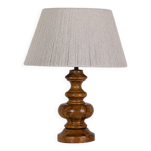 lampe en bois tourné