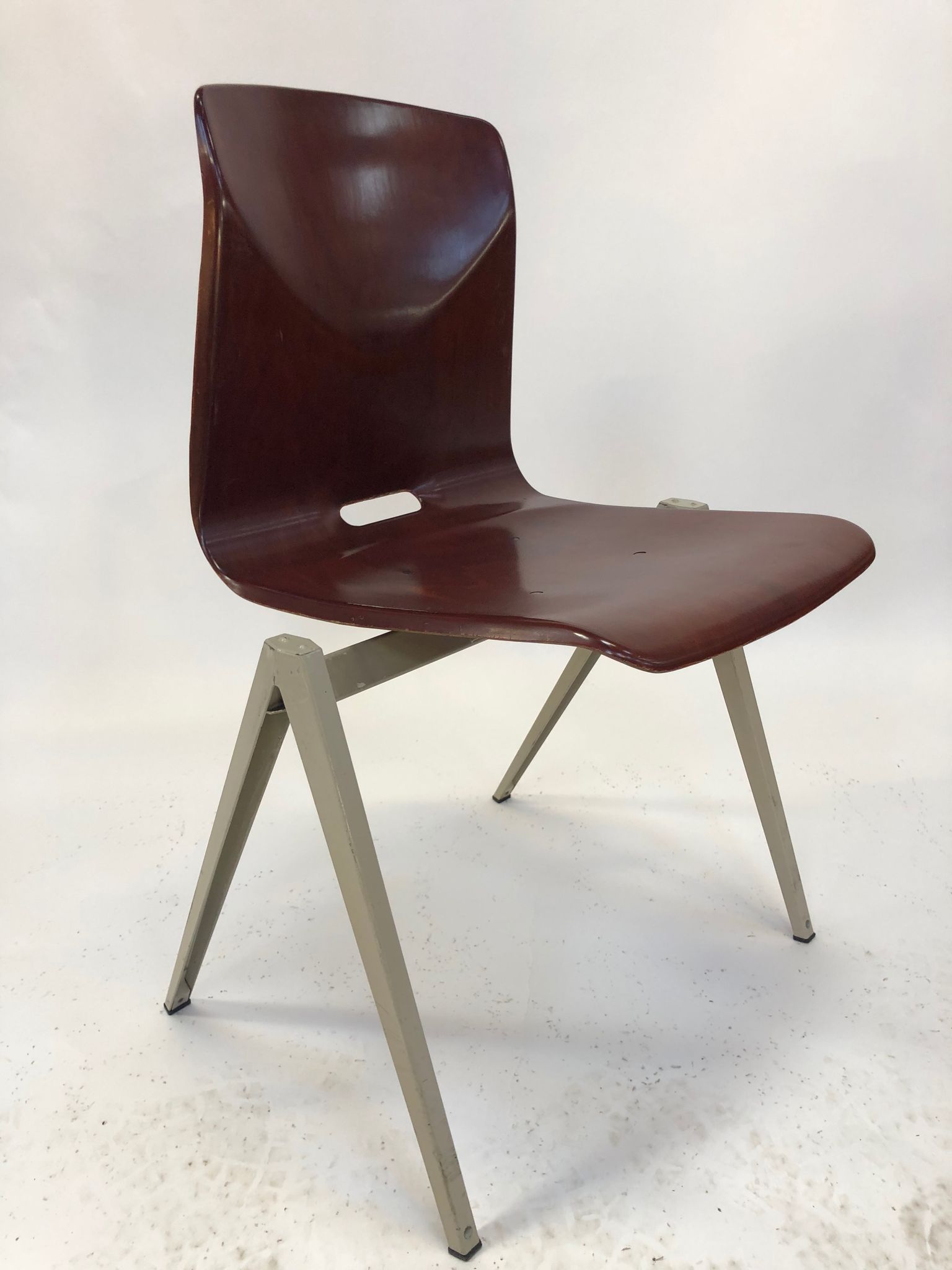 Lot of 4 vintage chairs Galvanitas S22 in the Netherlands